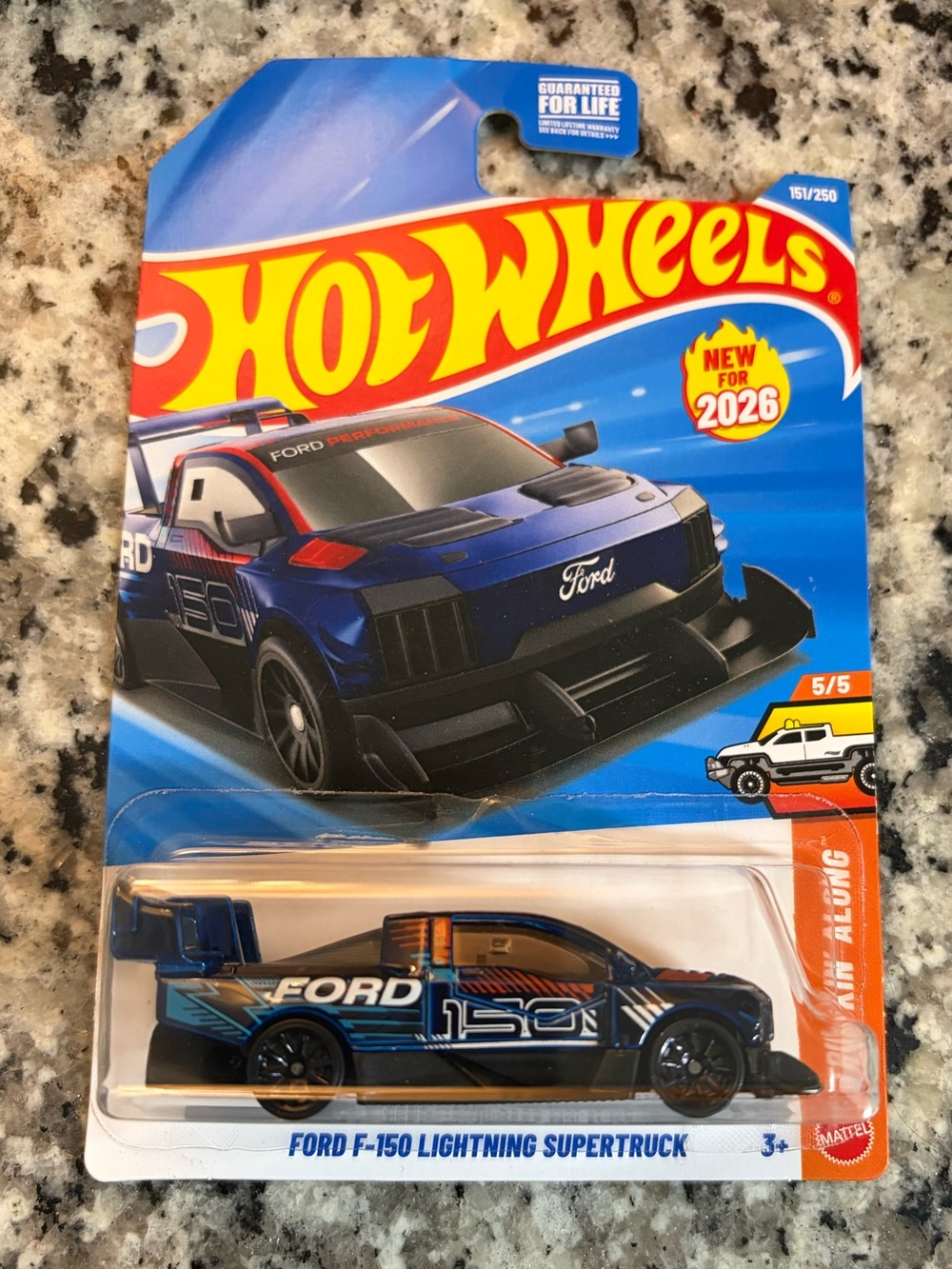 Hot Wheels Ford F-150 Lightning Supertruck - Blue
